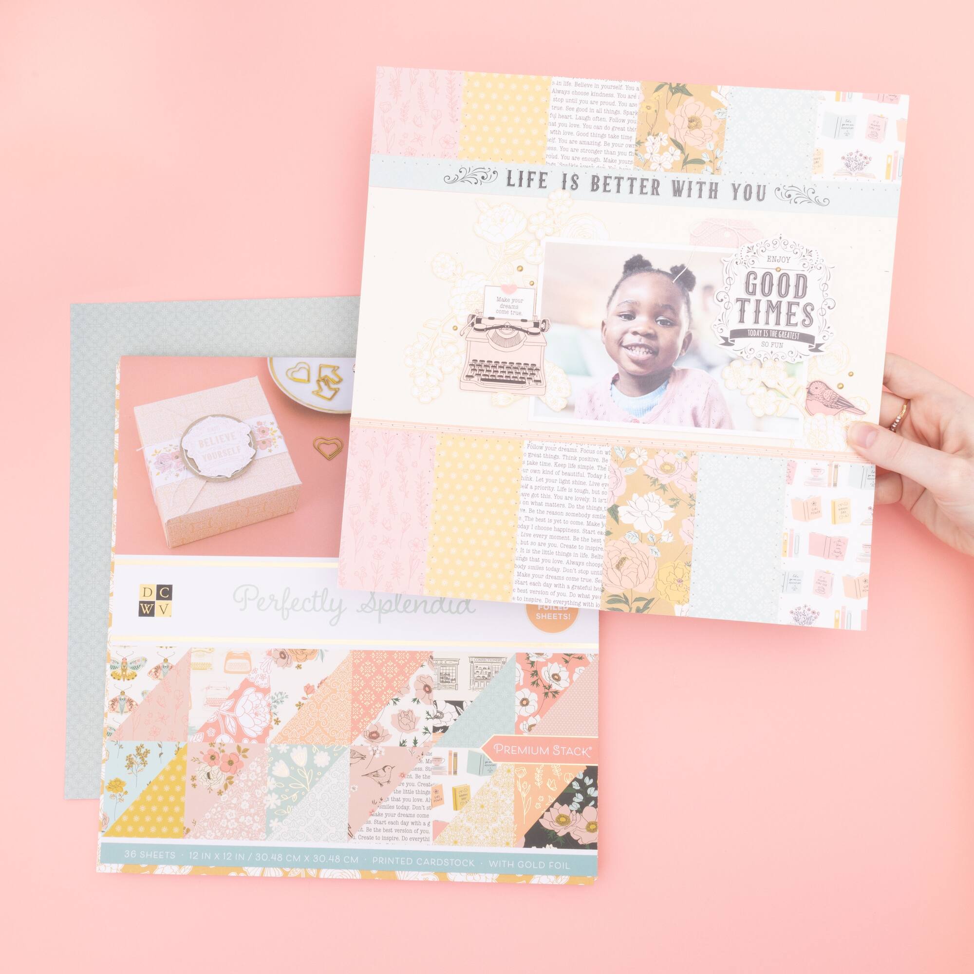 DCWV® 12" x 12" Premium Paper Perfectly Splendid, 36 Sheets